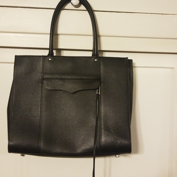 Rebecca Minkoff Saffiano Mab Large Black Leather - Picture 2 of 5